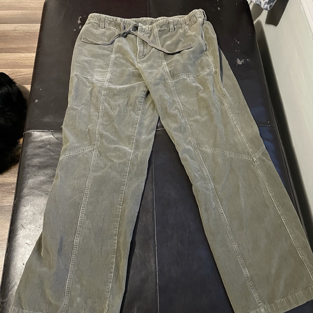 dELIA*s Green Corduroy Pants size 13/14